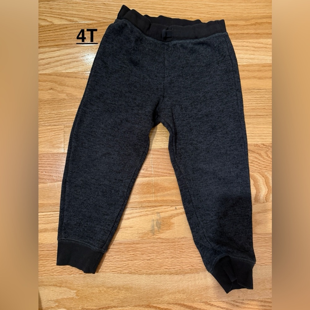 Kids Black Jogger Pants